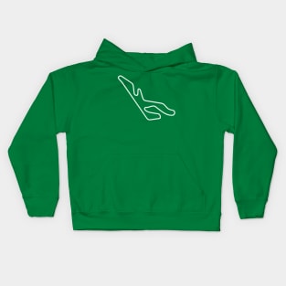 Circuito del Jarama [outline] Kids Hoodie